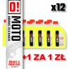 OMOTO ZESTAW 12 SZTUK PŁYN DO CHŁODNIC 1L O! FLUO XTREME COOL + OMOTO SPRAY ZMYWACZ DO HAMULCÓW 750ML O! BRAKE CLEANER AND MONTA