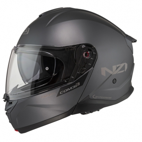 KASK MOTOCYKLOWY NZI COMBI 3 DUO ANTRACITE MATT