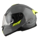 KASK MOTOCYKLOWY NZI COMBI 3 DUO SOLID NOUVEAU NARDO GREY