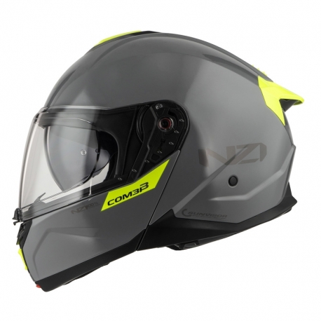 KASK MOTOCYKLOWY NZI COMBI 3 DUO SOLID NOUVEAU NARDO GREY