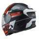 KASK MOTOCYKLOWY NZI COMBI 3 DUO METRIC BLACK RED MATT