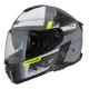 KASK MOTOCYKLOWY NZI COMBI 3 DUO METRIC NARDO GREY WHITE MATT