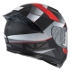 KASK MOTOCYKLOWY NZI EURUS 4 STREAM DUO VANGUARD BLACK ANTRACITE RED TINTED S MATT