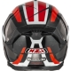 KASK MOTOCYKLOWY NZI GO RIDER STREAM DUO TRIDENT BLACK GREY RED