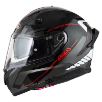 KASK MOTOCYKLOWY NZI GO RIDER STREAM DUO MOTION BLACK ANTRACITE WHITE