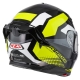 KASK MOTOCYKLOWY NZI GO RIDER STREAM DUO QUADRI BLACK GREY YELLOW