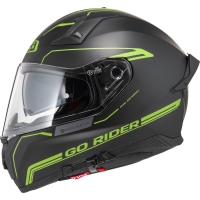 KASK MOTOCYKLOWY NZI GO RIDER STREAM DUO SOLID NOUVEAU BLACK K MATT