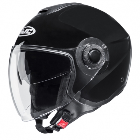 KASK MOTOCYKLOWY HJC I40N SOLID METAL BLACK