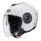 KASK MOTOCYKLOWY HJC I40N SOLID SEMI FLAT PEARL WHITE