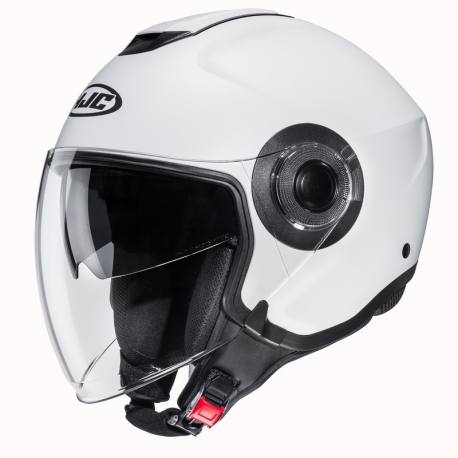 KASK MOTOCYKLOWY HJC I40N SOLID PEARL WHITE