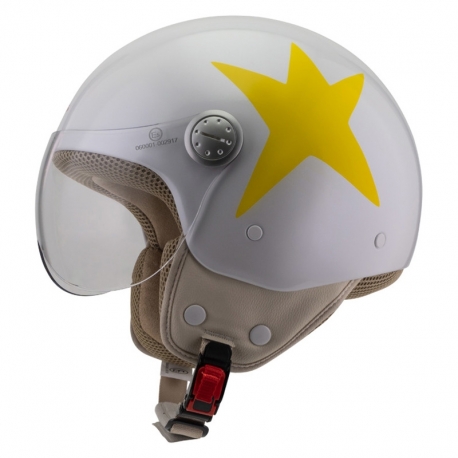 KASK MOTOCYKLOWY NZI PASARELA CONSTELACIÓN AMARILLA