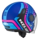 KASK MOTOCYKLOWY NZI RINGWAY 2 DUO CONNECTED BLUE PINK BLUE MATT