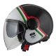 KASK MOTOCYKLOWY NZI RINGWAY 2 DUO SKYLINE BLACK WHITE ITALY