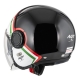 KASK MOTOCYKLOWY NZI RINGWAY 2 DUO SKYLINE BLACK WHITE ITALY