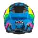 KASK MOTOCYKLOWY NZI TRENDY STREAM CAMU BLUE NEON PINK BLUE S MATT