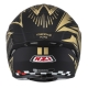 KASK MOTOCYKLOWY NZI TRENDY STREAM FLAG BLACK GOLD MATT