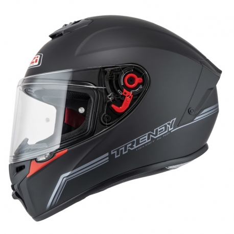 KASK MOTOCYKLOWY NZI TRENDY STREAM SOLID NOUVEAU MATT BLACK
