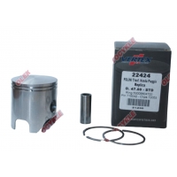 VERTEX TŁOK POLINI, HONDA, PIAGGIO 46,95MM SWORZEŃ 12MM (PIERŚCIENIE 53009804700 X 2 SZT.)