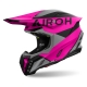 AIROH PROMOCJA KASK CROSS / ENDURO / ATV / QUAD TWIST 3 KING PINK KOLOR CZARNY/SZARY/RÓŻOWY MAT ROZMIAR M