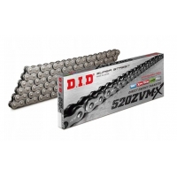DID ŁAŃCUCH NAPĘDOWY 520ZVMXBK-108 (108 OGNIW) X-RING (OTWARTY + ZAKUWKA)