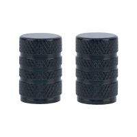 OXFORD ALUMINIOWE NAKRĘTKI NA WENTYLE - 2 SZTUKI W ZESTAWIE - KOLOR CZARNY