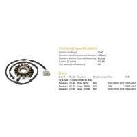 DZE UZWOJENIE ALTERNATORA STATOR KAWASAKI ZX-6R NINJA '09-'16 ( OEM 21003-0083)
