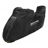OXFORD 12/2025 AQUATEX PRO POKROWIEC WODOODPORNY NA MOTOCYKL Z MIEJSCEM NA KUFER CENTRALNY KOLOR CZARNY ROZMIAR M