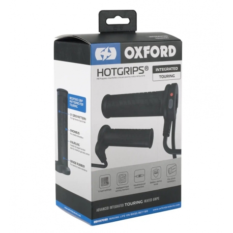 OXFORD 12/2025 MANETKI PODGRZEWANE DO MOTOCYKLA ADVANCED TOURING Z PRZEŁĄCZNIKIEM PRZY MANETCE