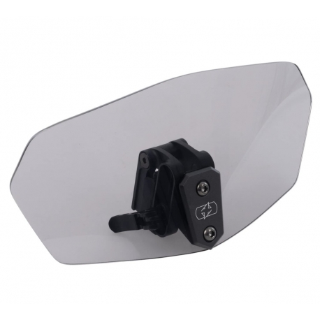 OXFORD 12/2025 WINDSHIELD DEFLEKTOR REGULOWANY NA SZYBĘ PRZYCIEMNIANY (DYMIONY) (SMOKED) 260 x 125MM