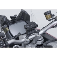 MOCOWANIE GPS NA KIEROWNICĘ SW-MOTECH DUCATI MULTISTRADA V4 (20-), V2 (24-) BLACK