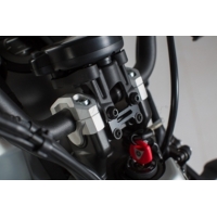 ZESTAW PODWYŻSZAJĄCY SW-MOTECH KIEROWNICĘ PODWYŻSZENIE 20 MM YAMAHA XSR 700 (16-) BLACK