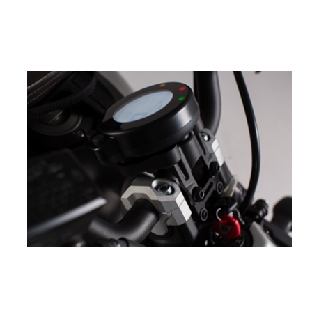 ZESTAW PODWYŻSZAJĄCY SW-MOTECH KIEROWNICĘ PODWYŻSZENIE 20 MM YAMAHA XSR 700 (16-) BLACK