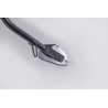 NAKŁADKA NÓŻKI BOCZNEJ SW-MOTECH BLACK/DUCATI SCRAMBLER MODELS (24-) BLACK SILVER