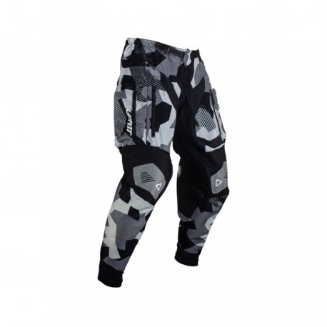 LEATT SPODNIE MOTO 4.5 ENDURO PANTS FORGE KOLOR CZARNY/SZARY/CAMO ROZMIAR XL