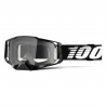 100 PROCENT GOGLE ARMEGA BLACK - CLEAR LENS - KOLOR CZARNY SZYBKA PRZEŹROCZYSTA