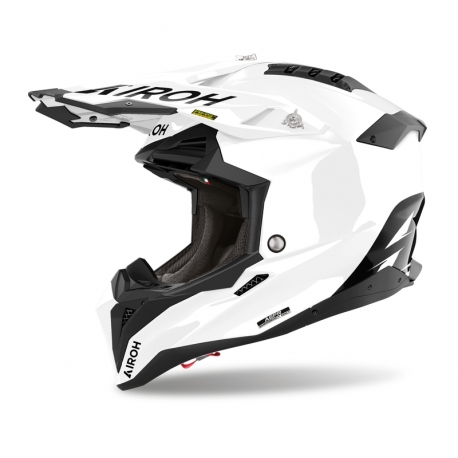 KASK MOTOCYKLOWY AIROH AVIATOR 3 EVO FIM WHITE GLOSS