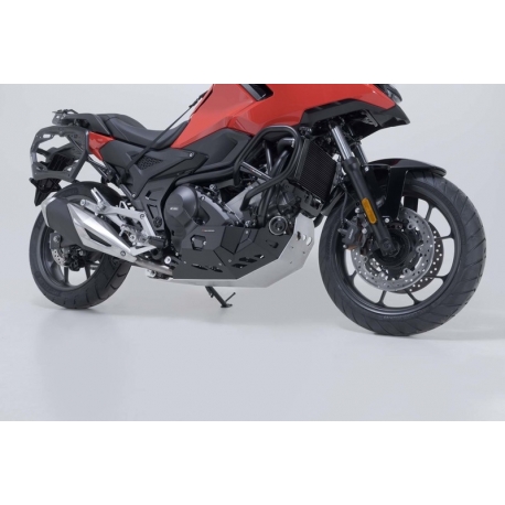 OSŁONA SILNIKA PŁYTA POD SILNIK SW-MOTECH BLACK/HONDA NC700 / NC750 WITH DCT. BLACK SILVER