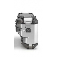 KAPPA KUFRY BOCZNE 37L LEWY I 33L PRAWY WCIĘTY MONOKEY CAM SIDE KVG37AL KVGS33AR K'VOYAGER ALUMINIOWE KOLOR SREBRNY