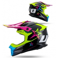 UFO 2026/01 KASK INTREPID CROSS KOLOR CZARNY/ŻÓŁTY/RÓŻOWY ROZMIAR L ( ECE 22R06 ) - KOLEKCJA 2026
