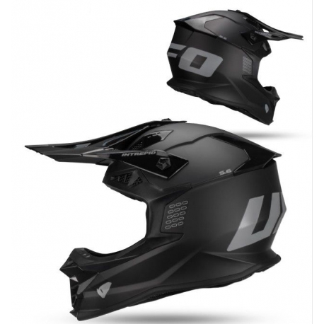 UFO 2026/01 KASK INTREPID CROSS KOLOR CZARNY/SZARY ROZMIAR XS ( ECE 22R06 ) - KOLEKCJA 2026