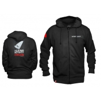 UFO 2026/01 BLUZA Z KAPTUREM KOLOR CZARNY ROZMIAR L 100% BAWEŁNY - KOLEKCJA 2026