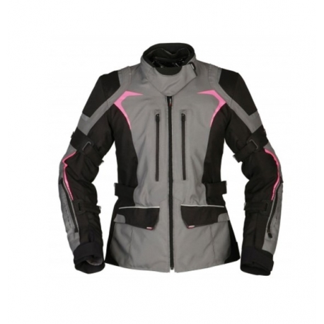 MODEKA KURTKA ELAYA LADY KOLOR CZARNY-BIAŁY-RÓŻOWY ROZMIAR 42