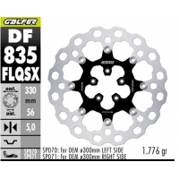 GALFER TARCZA HAMULCOWA PRZÓD HARLEY-DAVIDSON (330X56X5) PŁYWAJĄCA (CUBIQ) (SUPER OVERSIZE) (WYMAGA SP070 SP071)