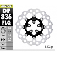 GALFER TARCZA HAMULCOWA TYŁ HARLEY-DAVIDSON (300X56X5) PŁYWAJĄCA (QUBIQ)