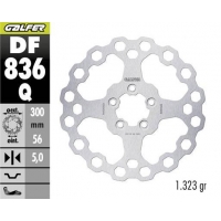 GALFER TARCZA HAMULCOWA TYŁ HARLEY-DAVIDSON (300X56X5) (QUBIQ)