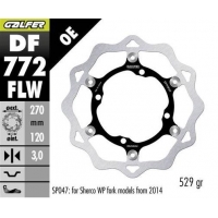 GALFER TARCZA HAMULCOWA PRZÓD SHERCO SE/SEF 250/300/450/500 '09- (TYLKO Z ZAWIESZENIAMI SACHS WP WYMAGA SP047) WAVE (270X120X3M