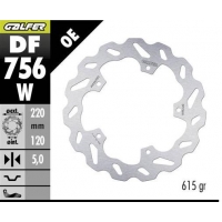 GALFER TARCZA HAMULCOWA TYŁ BMW HP 4 '12- M 1000R '21- S 1000 R '14-'23 S 1000RR '09-'20 (WAVE FIXED) (220X120X5MM)