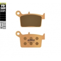 GALFER KLOCKI HAMULCOWE SPIEK METALICZNY (ZŁOTE) STREET SWM TYŁ