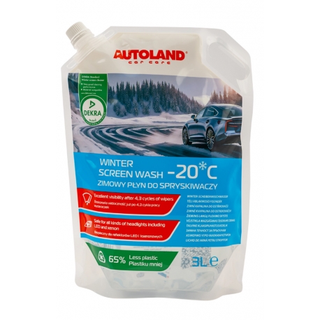 AUTOLAND PSIK PSIK - ZIMOWY PŁYN DO SPRYSKIWACZY -20°C WOREK 3L