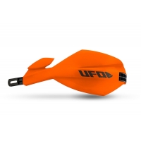 UFO 2026/01 OSŁONY RĄK (HANDBARY) MUGAN UNIWERSALNE KOMPLET Z MOCOWANIEM NA KIEROWNICĘ 22 I 28MM KOLOR POMARAŃCZOWY